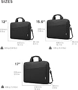 Lenovo T210 15.6-Inch Laptop Shoulder Bag Black Water-Repellent Fabric view 9
