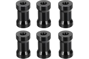 PATIKIL Camera Spigot Screws Converter 1/4" to 3/8" Female to Female, 6 Pack Tripod Screw Adapter Spigot Stud for Light Stand