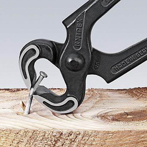 KNIPEX Carpenters' Pincers with Plastic Coating 250 mm, 50 01 250, Black / Black