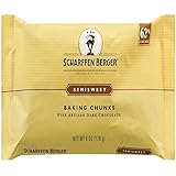 Scharffen Berger Fine Artisan Dark Chocolate Baking Chunks Semisweet -- 6 oz