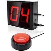 Ousmile Digital Tally Counter with Push Button Control, 2.3 Inch Large LED Display, Electronic Lap Counter for Walking, Sports