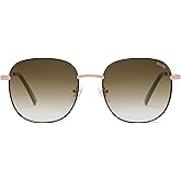 SOJOS Classic Trendy Square Sunglasses for Women Men Cute Big Frame Gold Shades SJ1137