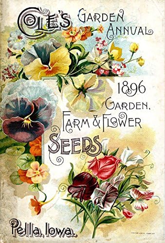 Early Rare Repro Artof Vintage Collection of Garden Catalogs and Magazines Front Cover Art for Growing Vegetables or Flowers Fruits Plants Original Size 8.5" X 11"