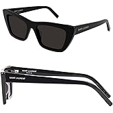 SAINT LAURENT SL 276 MICA Cat-Eye shape Sunglasses + Bundle with eSHADES Luxury Eyewear Kit