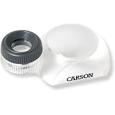 DualView, 3x Stand Loupe Magnifier | Built-In 12x Focusing Loupe - Focusing Loupe for Craft Hobbies or Fine Inspection (DV-30)