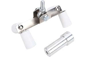 Mumusuki Corner Roller, 1/2 Inch Threaded Mud Squeezing Columbia Taping Tools for Wall Corner Finishing Drywall Construction