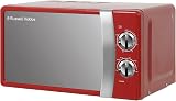 Russell Hobbs RHMM701R 17L 700W Red Solo Microwave with 5 Power Levels