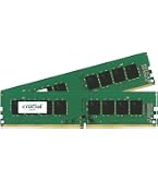 Crucial 8GB Kit (4GBx2), 288-pin DIMM, DDR4 PC4-19200, at Amazon.com