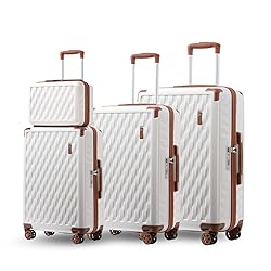Somago Luggage Sets 3 Piece with a Cosmetic Case PC