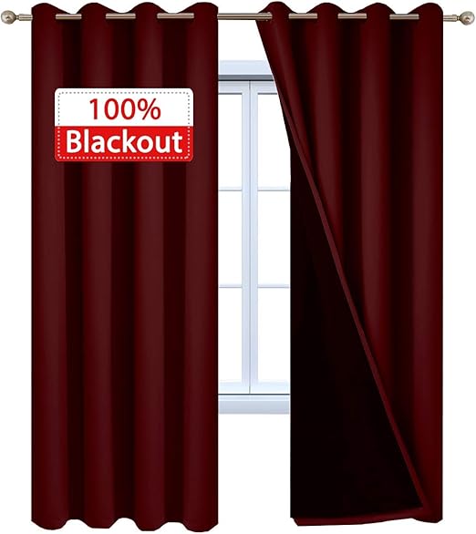Amazon Com Yakamok 2 Thick Layers 100 Completely Blackout Window