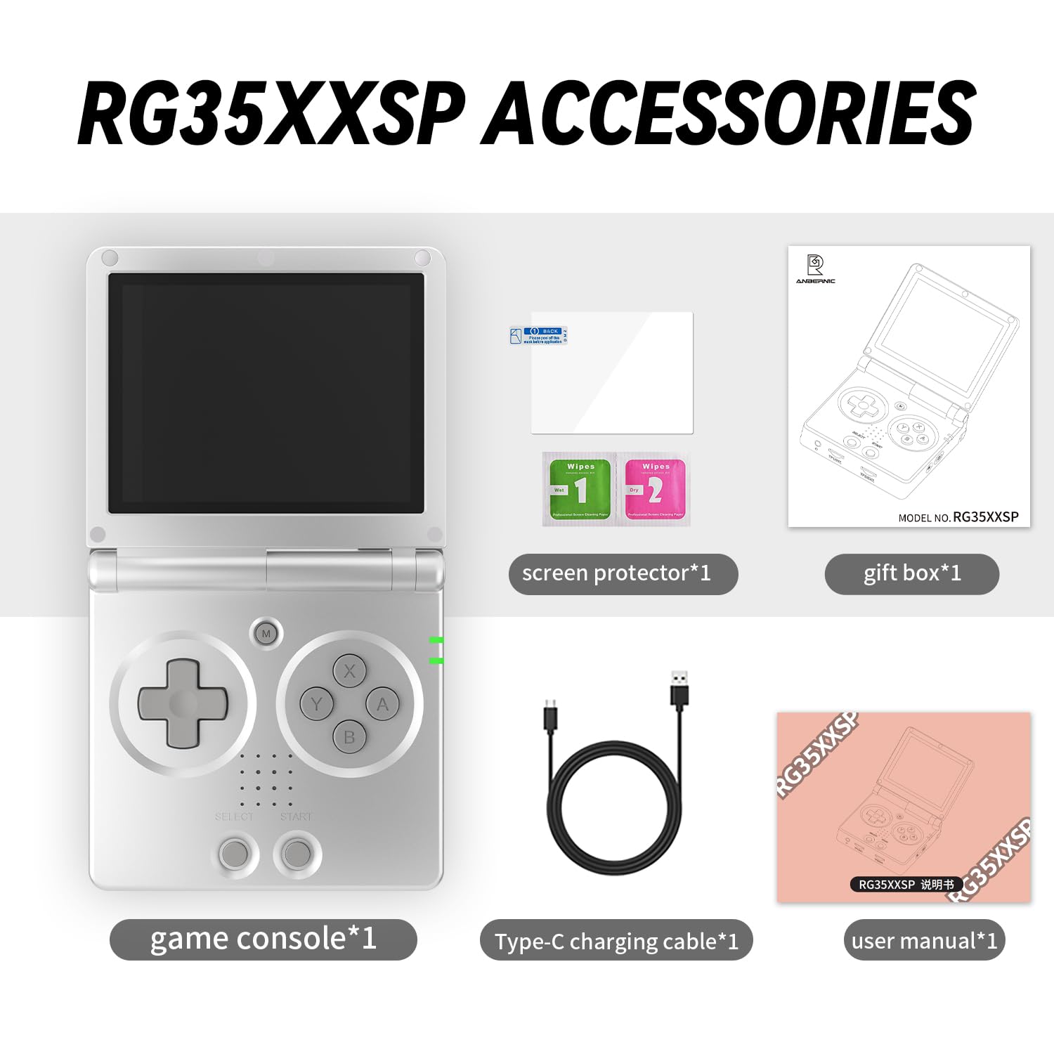 RG35XXSP Handheld Retro Game Console 3.5