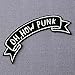 Oh How Punk Embroidered Applique Iron On Sew On Patch