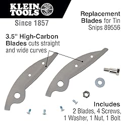 Klein Tools 89555 Replacement Blades for Tin Snips