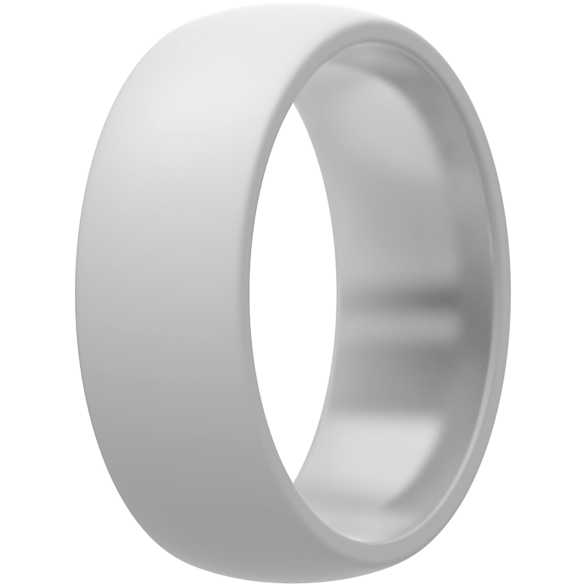 Photo 1 of ThunderFit Mens Silicone Rings Wedding Bands, Classic & Striped Style 8.7 mm Wide 2.5mm Thick - 1 Pack