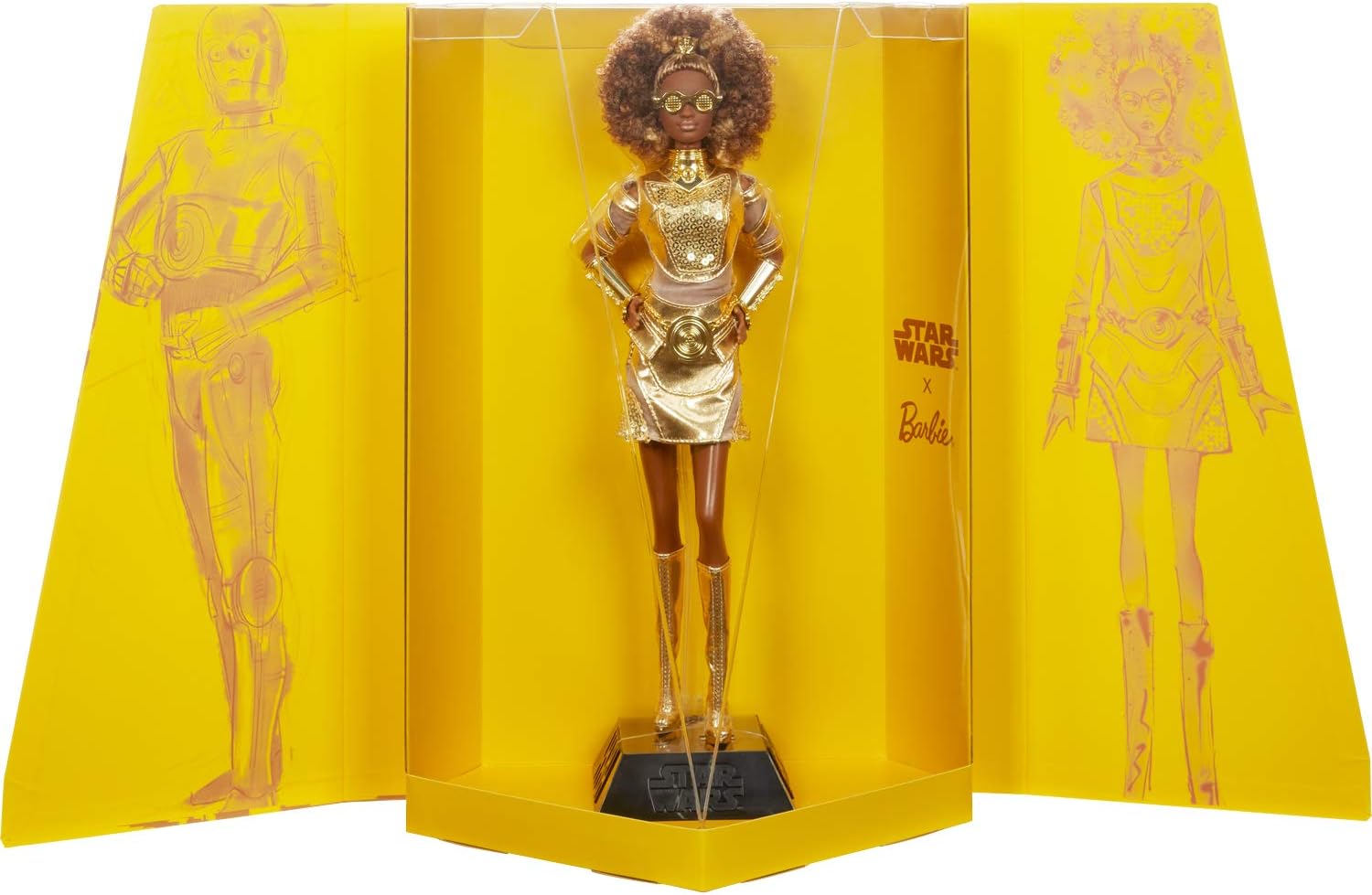 Barbie GLY30 - Barbie Signature Star Wars C-3PO, Gold, Medium - Image 3