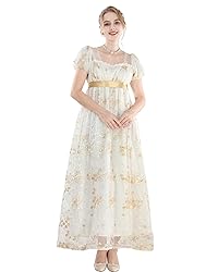 LTAKK Regency Dress Women Regency Costume Empire