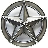 JEAN'S FRIEND Vintage Circle Star Belt Buckle Gurtelschnalle Boucle de ceinture