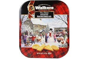 Walkers Shortbread Cookies, Pure Butter Traditional Scottish Recipe, Family Size Box, Authentic European Bakery Treats, No Artificial Flavors or Preservatives, 35.3 oz