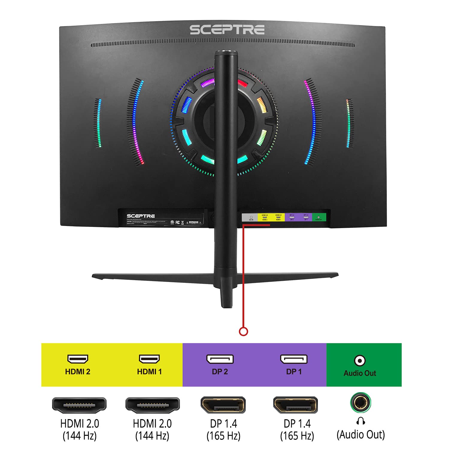 Mua Sceptre 32 inch Curved 2K Gaming Monitor QHD 2560 x 1440 up to ...
