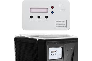 dugee 2024 Upgrade 472734 Heat Pump Keypad Switch Membrane Coverage Compatible with PENTAIR Ultratemp Pool and Spa Heat Pump 473425 473693 More Waterproof More Sunscreen 2-Year Warranty