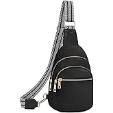 Hionion Small Leather Sling Bags for Women Fashion Crossbody Backpack Purse Sling Crossbody Bags