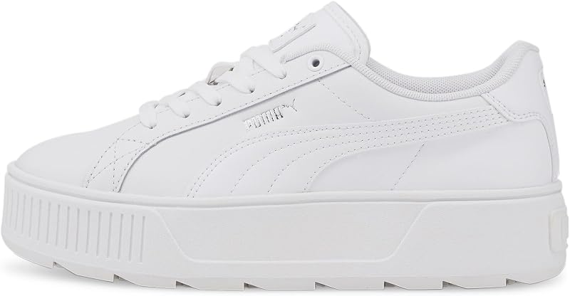 Damen Karmen L Sneakers, Puma White-Puma White-Puma Silver, 38 EU