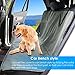 URPOWER 6-in-1 Dog Car Seat Cover for Back Seat, Waterproof Dog Car Hammock with Mesh Window, Non-Slip Pet Backseat Protector for Cars, Trucks and SUVs
