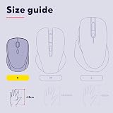 Trust Yvi+ Silent Wireless Mouse Red 800-1600 DPI Ambidextrous view 5