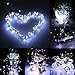 Solar String Lights - Solarmks Outdoor String Lights 150 LED Fairy Lights Waterproof White Copper Wire Lights,Ambiance lighting for Patio,Lawn,Xmas Tree,Christmas,Garden Decorations