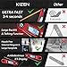 Kizen Instant Read Meat Thermometer - Best Super Fast Talking Digital Thermometer for Food, Kitchen, Cooking BBQ, Grill! 2018 UPGRADED MODEL (Red)