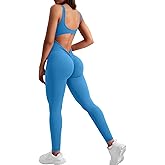 YEOREO Sleeveless Jumpsuits for Women Sexy Backless Gym Bodycon Lizvette V Back Scrunch Butt Rompers