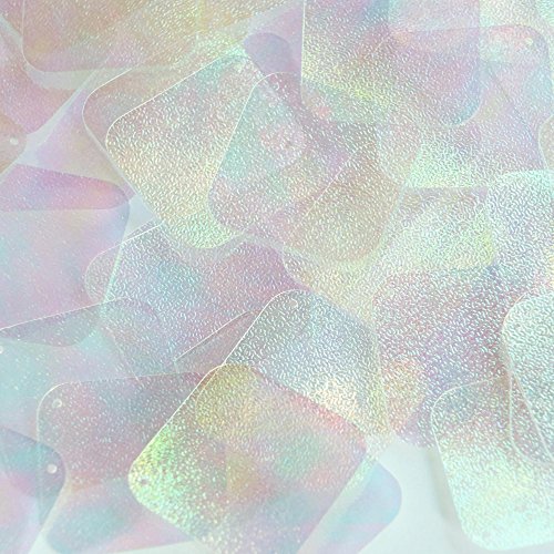 Moonbeam Golden Green Sequin Square Diamond 1.5 inch Metallic Couture Loose Paillettes. Made in USA.