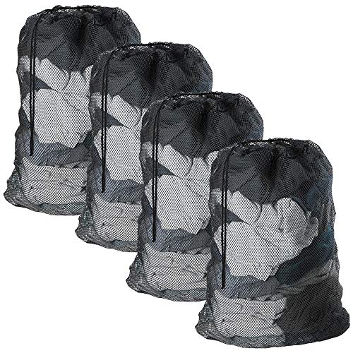Meowoo Large Mesh Laundry Bag with Drawstring,27Ã—35inch Washing Bag Net for Washing Machine