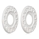 ELFCAB 2 Pcs Vintage Carved Flower Ceiling