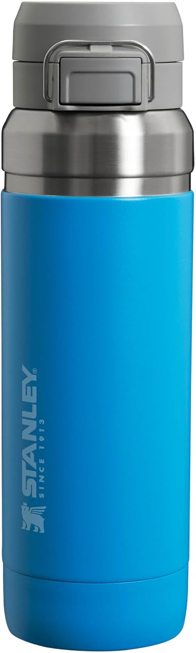 Stanley 1913 Quick Flip Stainless Steel Water Bottle 1.06L Azure