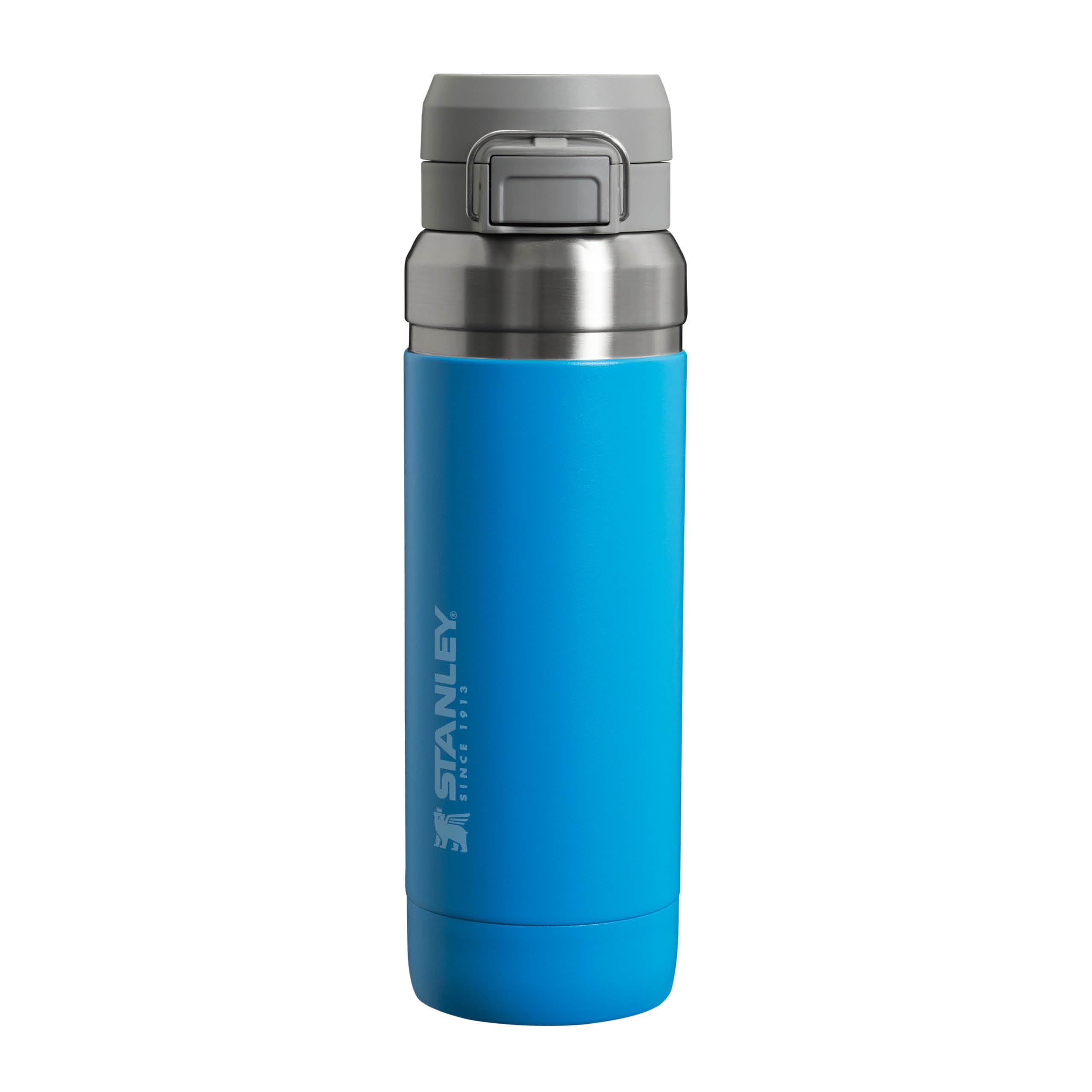STANLEY 1913 Quick Flip Stainless Steel Water Bottle 1.06L - Keeps Cold For 18 Hours - Leakproof - BPA-Free Thermal Flask - Dishwasher Safe - Cup Holder Compatible - Azure — image 1