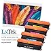 LxTek Compatible Toner Cartridge Replacement Set For Brother TN336 (1 Black|1 Cyan|1 Magenta|1 Yellow) 4 Pack TN336BK TN336C TN336M TN336Y For Use With Brother Color LaserJet HL-L8350CDWT MFC-L8850CDW