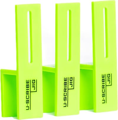 U-Scribe Jig 18mm Set of 3 Woodworking Jigs for Cabinet Panels