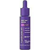 Tanologist Extra Dark Self Tan Drops, Streak-Free Body & Face Tanning Drops, No Fake Tan Smell, For Moisturizer & Lotion, Bronzing Face Tanner, Skincare Ingredients, Vegan, 1.01 fl. oz/30 ml Bottle