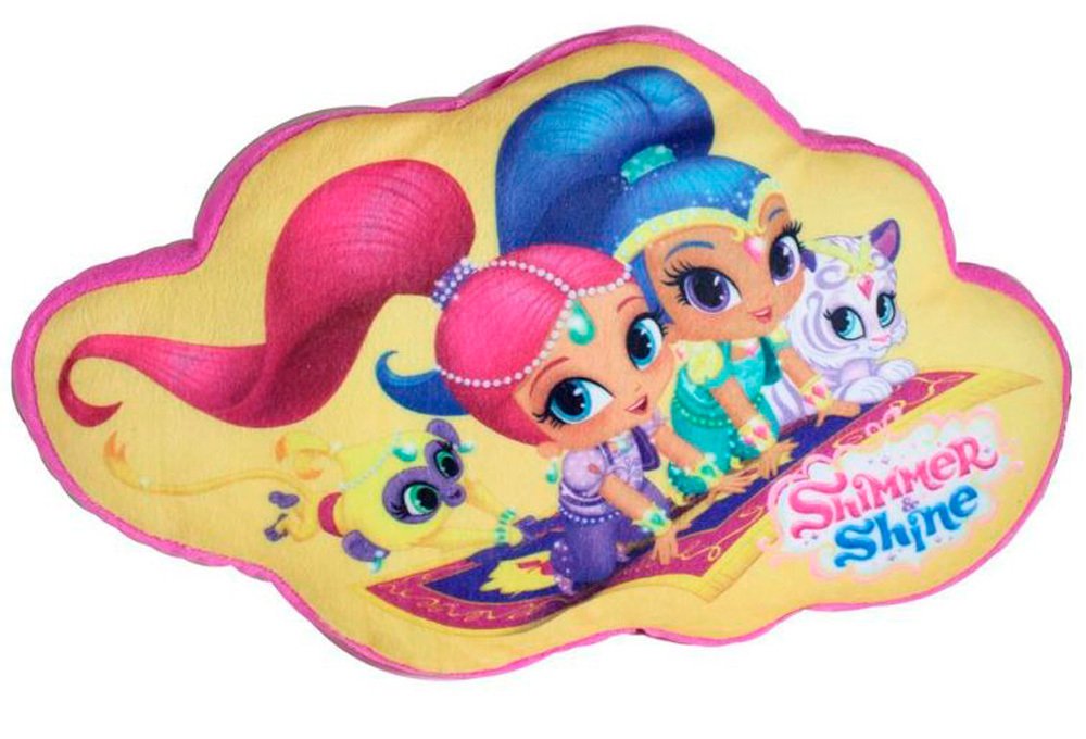 Shimmer and Shine SH17005V Shaped Cushion, 35 x 25 cm