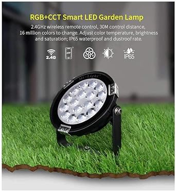 Proyector LED para jardín 9 W RGB+CCT DC 24 V – RGB + CCT: Amazon ...