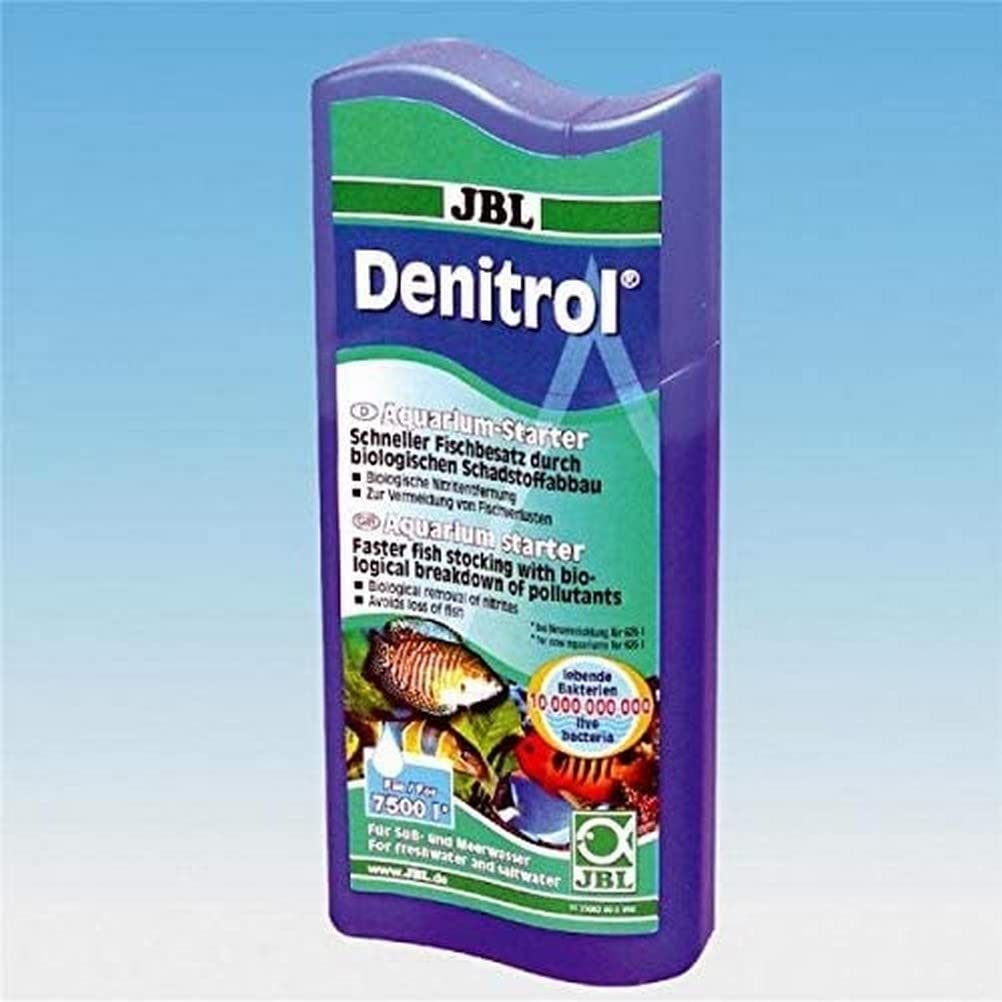 JBL Denitrol 250 ml, Bacteria starter for adding aquarium fish to freshwater and saltwater aquariums