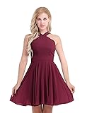 ACSUSS Women's Criss-Cross Straps Chiffon Evening