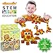 Click-A-Brick Animal Kingdom 30pc Building Blocks Set | Best STEM Toys for Boys & Girls Age 4 5 6 Year Old | Fun Kids 3D Construction Puzzle | Top Educational Learning Gift for Children Ages 4-10