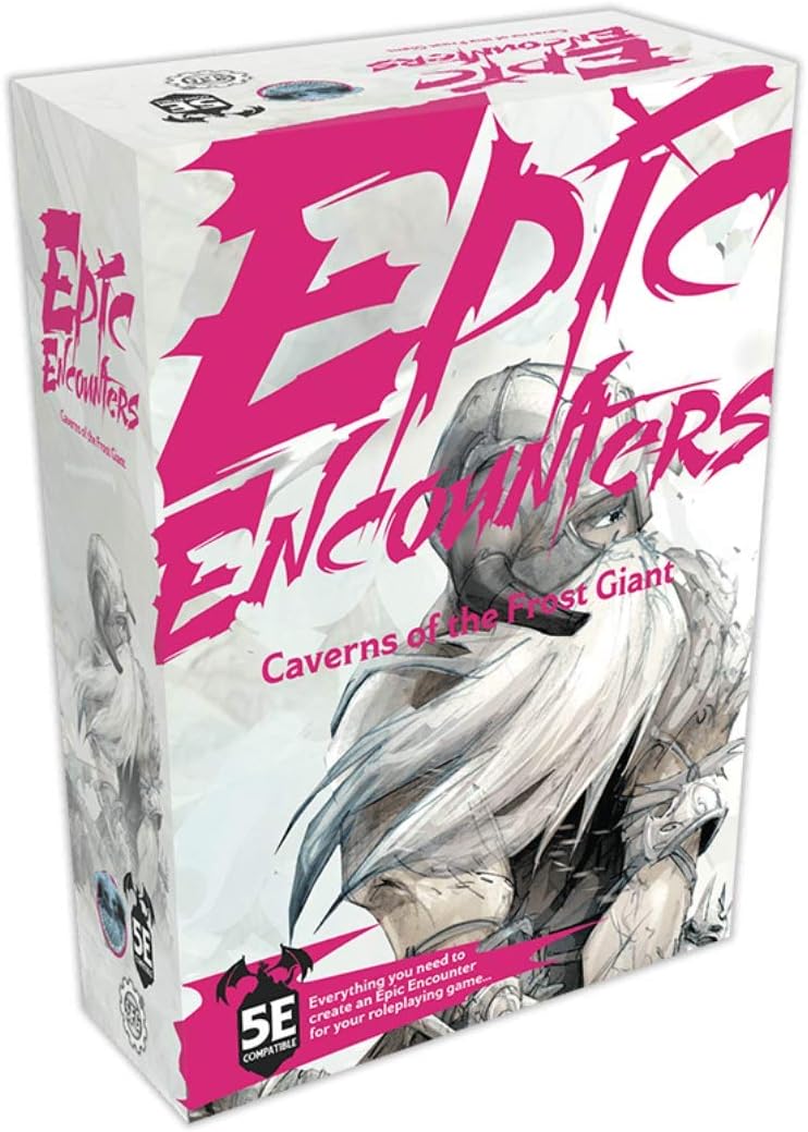Epic Encounters: Caverns of the Frost Giant, RPG Fantasy Roleplaying Tabletop Game with HUGE Boss Miniature - Image 4