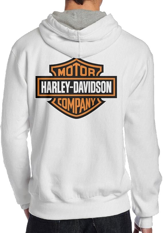Amazon Ama54 アマ54 大人 ハーレーダビッドソン 快適 アイコン 男の子 パーカー 今季最新 スポーツウェア カジュアル 柔らかい White Small トレーナー パーカー 通販