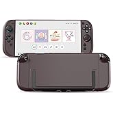 GeekShare Hard Case Compatible with Nintendo Switch 2 (2025), Anti-Scratch Dockable Protective Cover for Switch 2 with Detachable Joy Con (Crystal Pink)