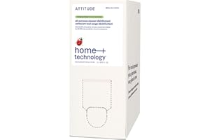 ATTITUDE All Purpose Disinfectant Cleaner Refill, Kills 99.99% of Germs & Viruses, Vegan & Plant-Based, Multi-Surface, Made i