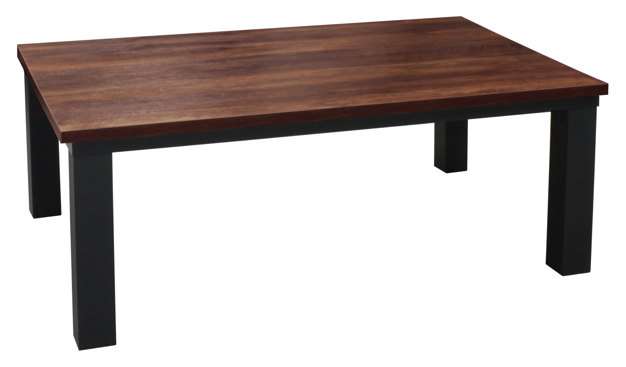 ユアサプライムス こたつテーブル 長方形 フラットヒーター 105×75cm YLW-1059MC(MBK) ブラウン おしゃれ アンティーク調商品画像