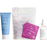 THE SURFACE DEEP METHOD Bundle, Anti-Odorant Spray 4 oz, pH Balancing Skin Wash 6.7 oz (200 ml), Anti-Odorant Wipes 30 Count, Home + Travel Odor Routine